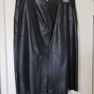 GENUINE Leather Skirt